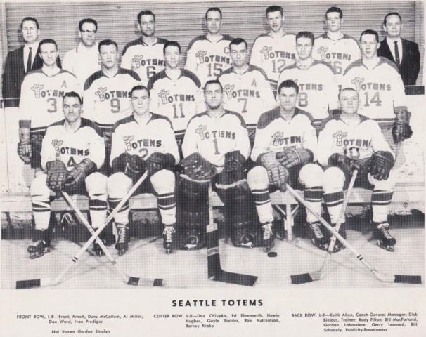 Seattle Totems 1961-62 Team Photo