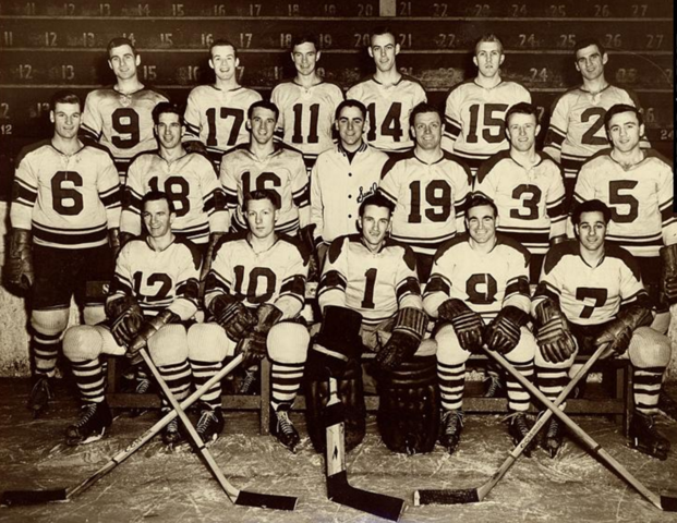 Saint John Beavers Hockey Team, Maritime Champions, New Brunswick 1952