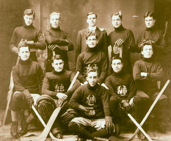 University of New Brunswick Hockey Team 1914, Fredericton, New Brunswick