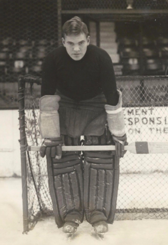 Joseph Morrill Harvard Crimson Ice Hockey Goaltender 1927