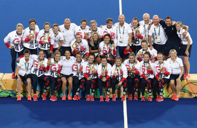 Team GB Great Britain Hockey - Women's Olympic Hockey Gold Medal Champions 2016
