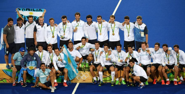 Los Leones Argentina Men's Field Hockey 2016 Olympic Field Hockey Champions