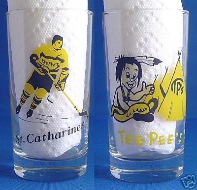 Ice Hockey Glass 1950s