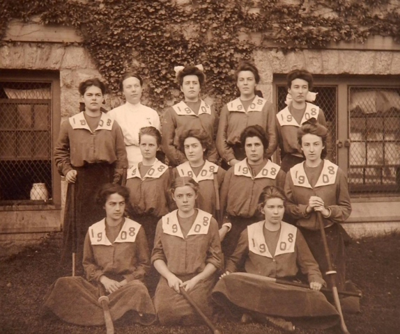 Bryn Mawr College Girls Field Hockey Team 1908