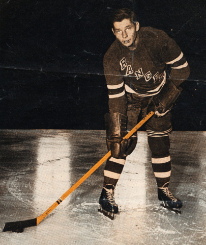 Pentti Lund New York Rangers 1950 - First Finnish Player to Score a NHL Goal