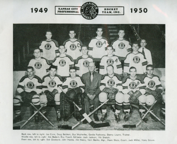 Kansas City Mohawks Hockey Team 1949-50 United States Hockey League / USHL
