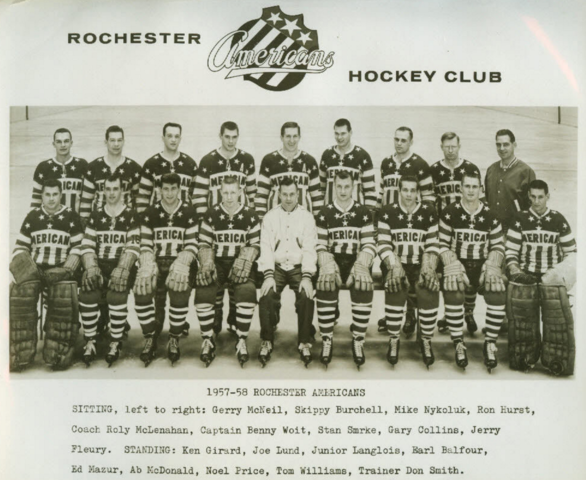 Rochester Americans 1958 American Hockey League