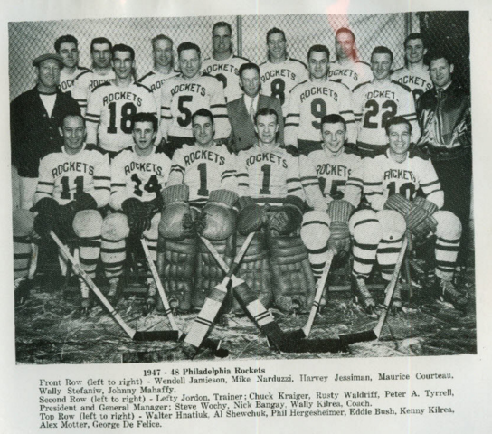 Philadelphia Rockets 1947 American Hockey League
