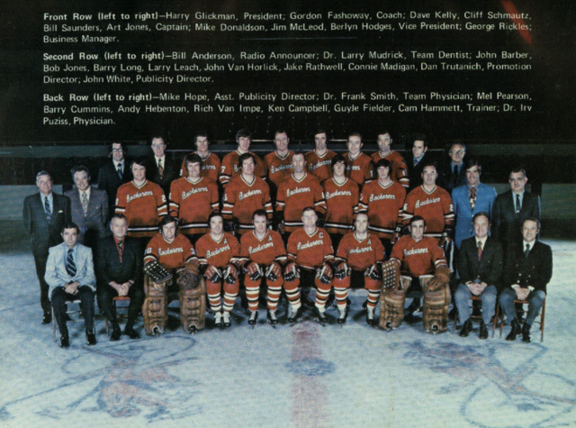 Portland Buckaroos 1971 Western Hockey League