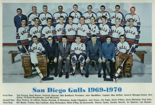 San Diego Gulls 1969 Western Hockey League