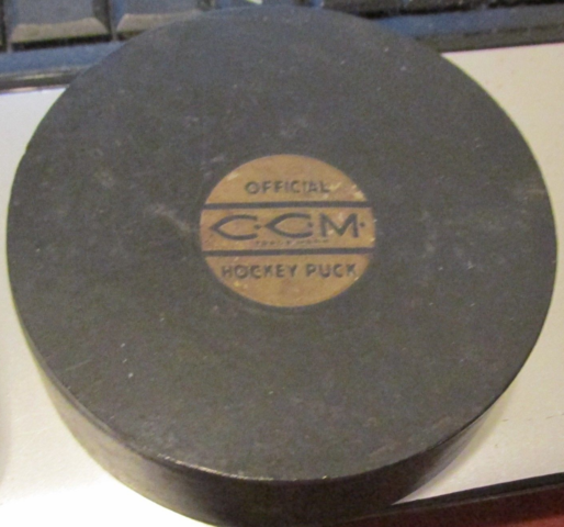 Antique CCM Hockey Puck 1940s