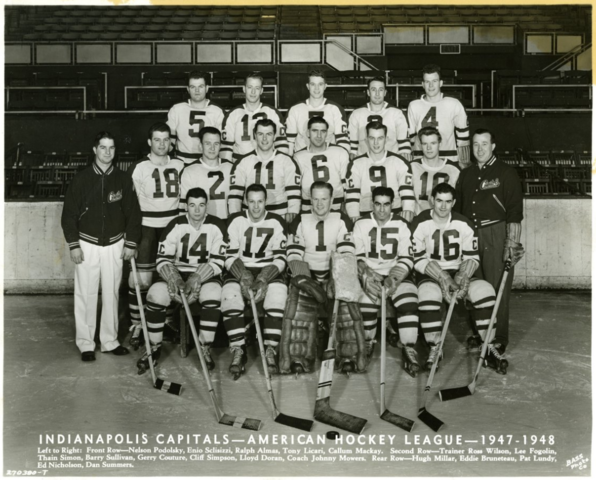 Indianapolis Capitols 1947-48 American Hockey League