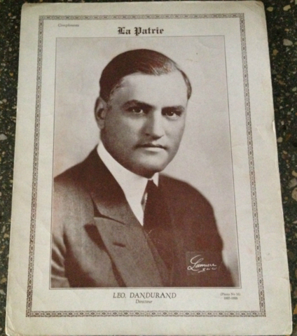 Léo Dandurand Montreal Canadiens 1927 La Patrie