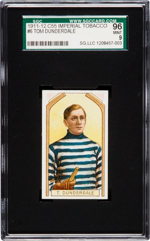 Tom Dunderdale 1911 C55 Hockey Card