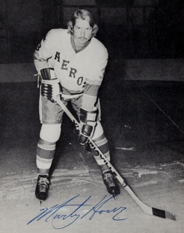 Marty Howe 1974 Houston Aeros World Hockey Association / WHA