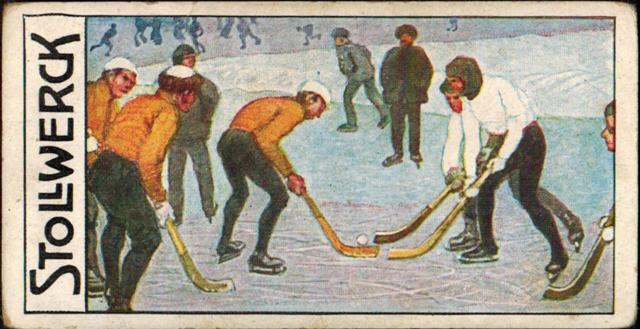 Stollwerck Gold EisHockey Card 1915 Gruppe 565, No. 111 Jungdeutschland Album 15