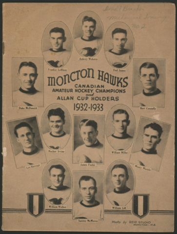 Moncton Hawks Allan Cup Champions 1933