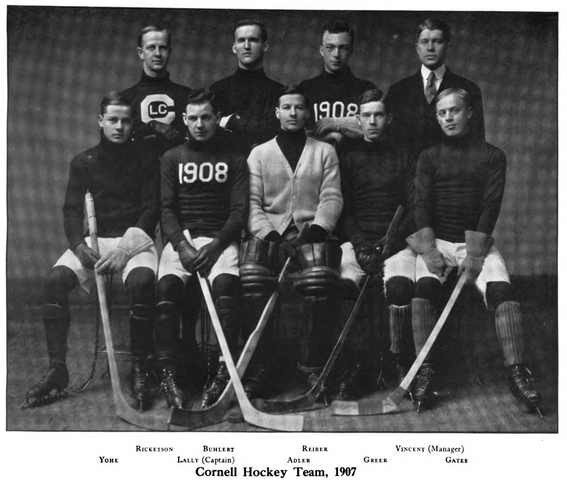 Cornell University Hockey Team, 1907-08