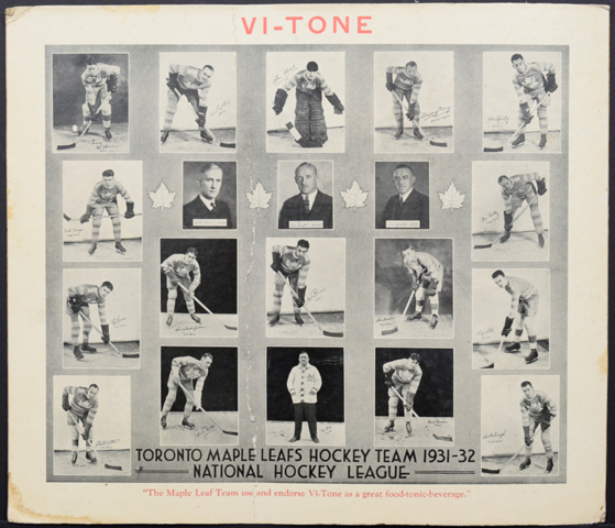 Toronto Maple Leafs Hockey Team 1931
