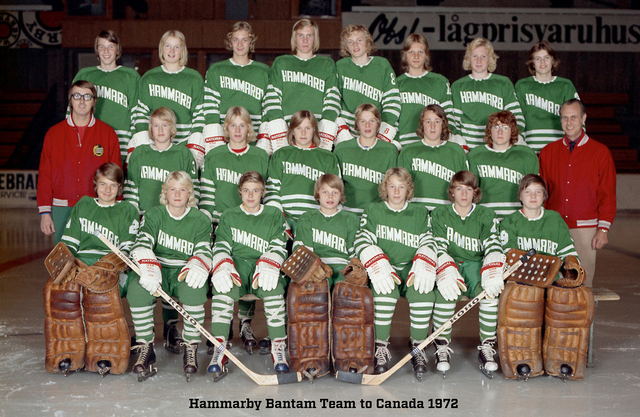 Hammarby IF Bantam Team to Canada, 1972