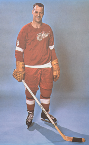 Gordie Howe Detroit Red Wings 1965