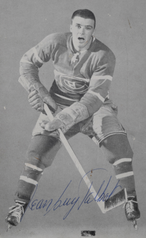 Jean Guy Talbot Montreal Canadiens 1957 Autographed Photo