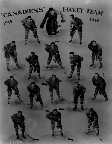 Montreal Canadiens Team Photo 1945