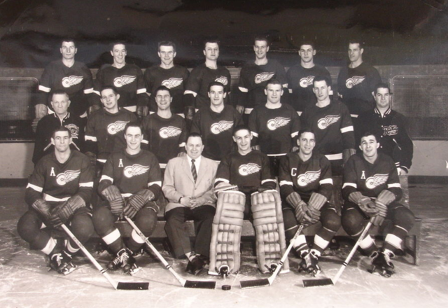 Detroit Red Wings Team Photo 1954-55