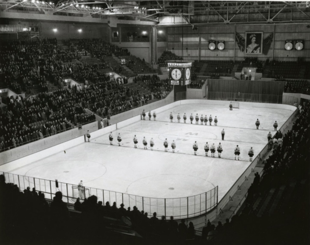 Winnipeg Arena - Opening Night October 18, 1955 Winnipeg Warriors vs Calgary 