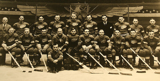 Detroit Red Wings Team Photo 1934