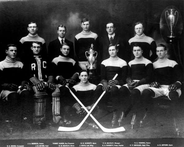 Vancouver Rowing Club Hockey Team Savage Cup Champions 1913 Godfrey Cup Champion