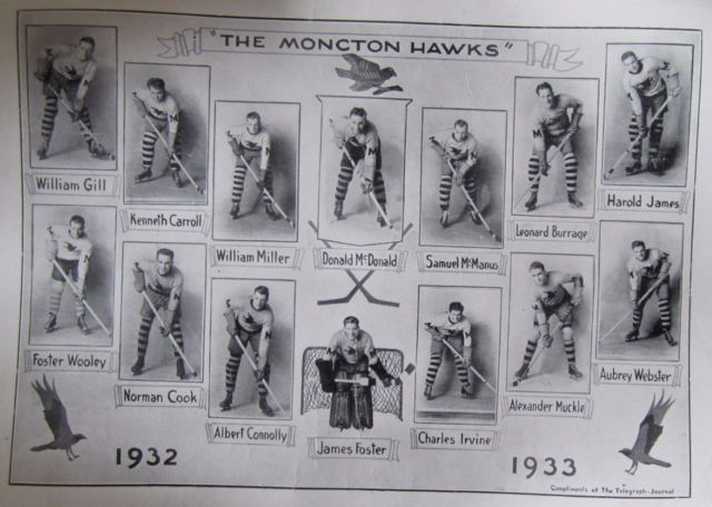 Moncton Hawks Team Photo 1932