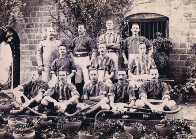 British Army Field Hockey Team in India - early 1900s