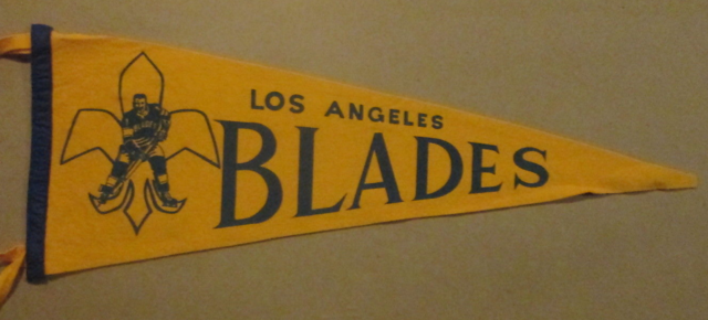 Los Angeles Blades Pennant 1960s Western Hockey League