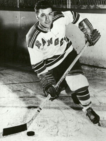 Wally Hergesheimer New York Rangers 1955
