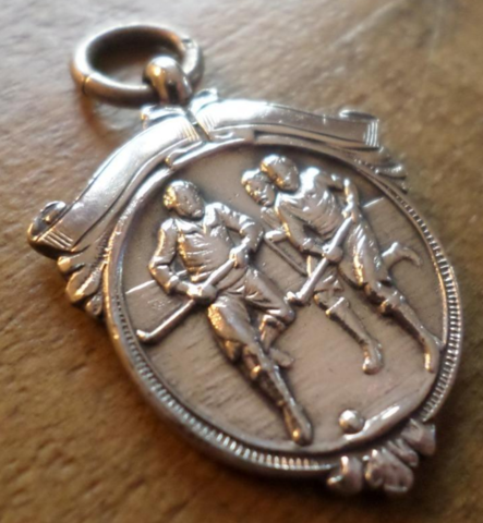 Antique Field Hockey Medal 1924 England