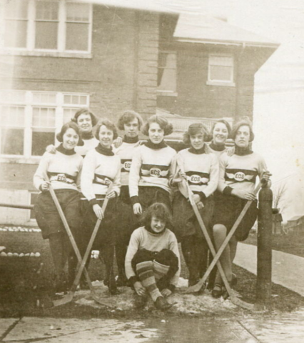 Elmvale High School Girls Hockey Team 1924 Elmvale Continuation School