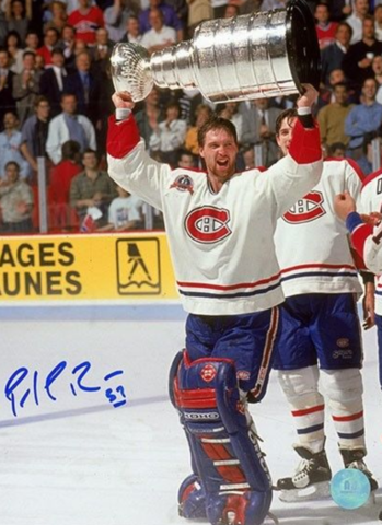 Patrick Roy with The Stanley Cup 1993