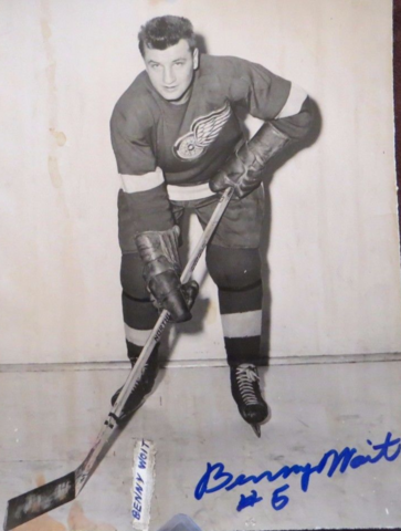 Benny Woit Detroit Red Wings 1952