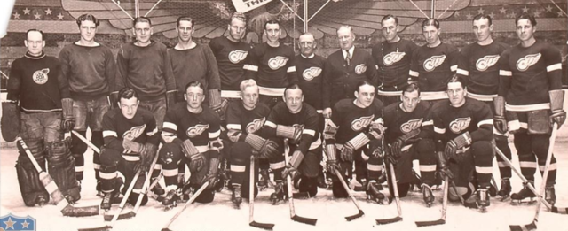 Detroit Red Wings Team Photo 1933