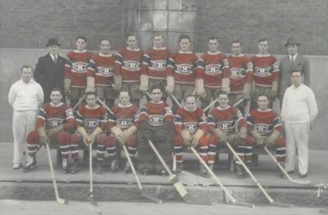 Montreal Canadiens Team Photo 1933
