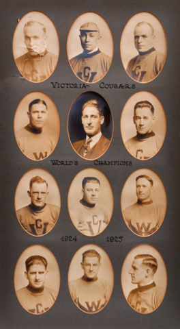 Victoria Cougars Team Photo 1925 Stanley Cup Champions