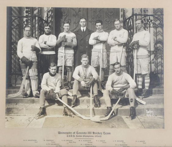 University of Toronto III Hockey Team, C.I.H.U. Junior Champions 1911-12
