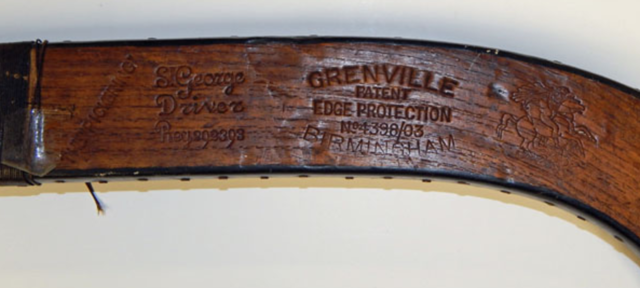 Grenville Hockey Stick Logo and Trademark 1908