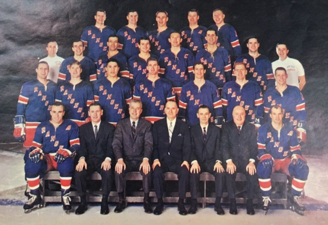 New York Rangers Team Photo 1966