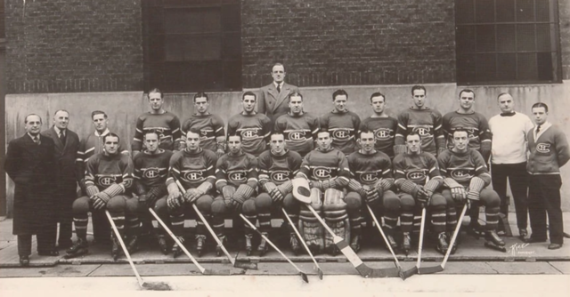 Montreal Canadiens Team Photo  1938-39 Season