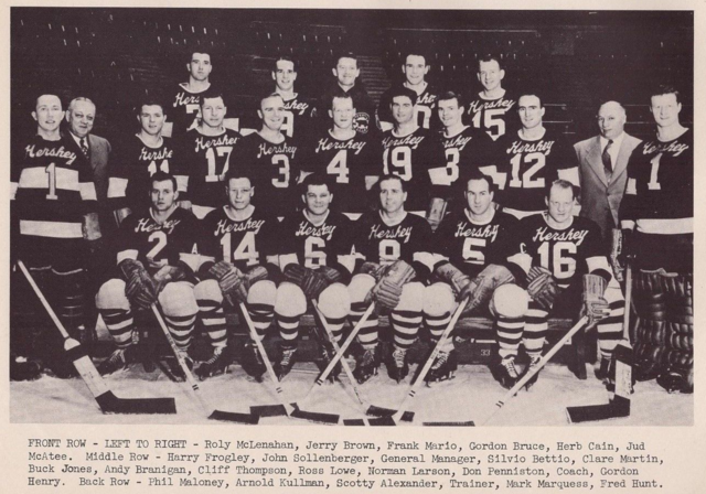 Hershey Bears Team Photo 1948 American Hockey League