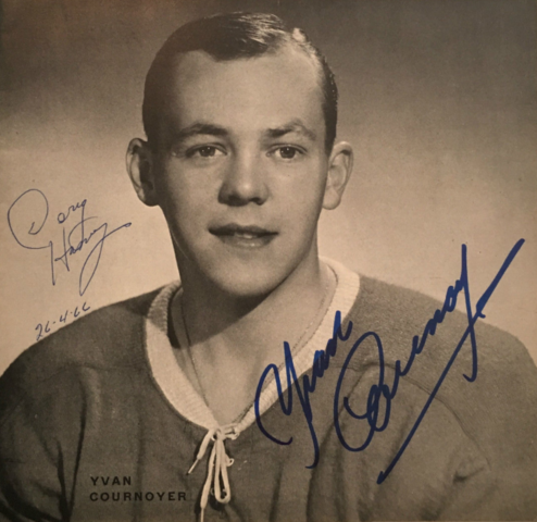 Yvan Cournoyer 1966 Montreal Canadiens