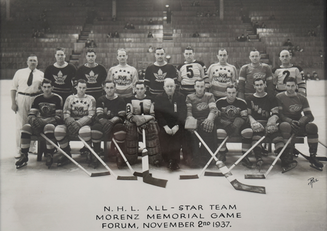 N.H.L. All-Star Team Howie Morenz Memorial Game 1937