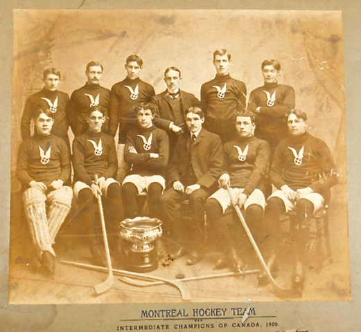 Montreal Hockey Team 1900 Intermediate Champions of Canada